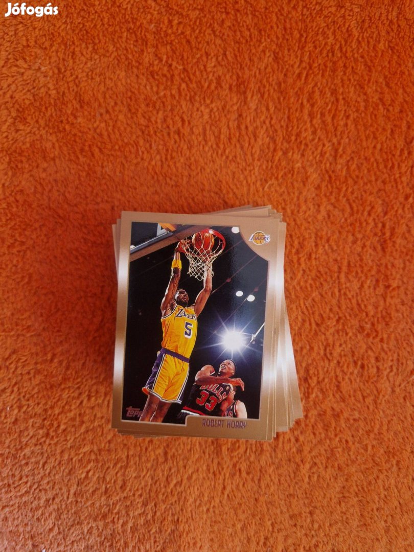 Topps 1998-99 kosaras kártyák 150db