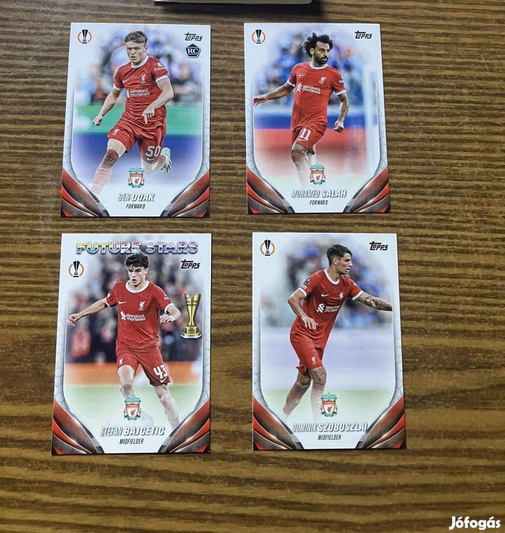 Topps 2023/24 - Liverpool válogatás Szoboszlai