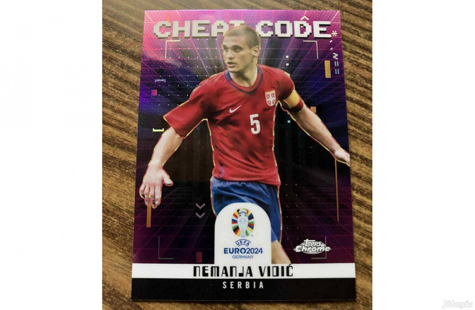 Topps Chrome UEFA Euro 2024 - Nemanja Vidic - Cheat Code -