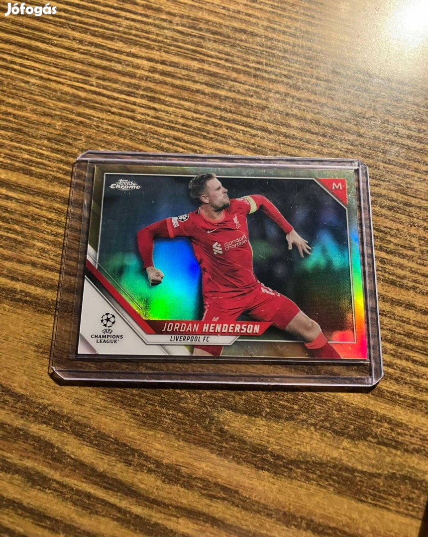 Topps Chrome UEFA - Jordan Henderson /50 - Liverpool