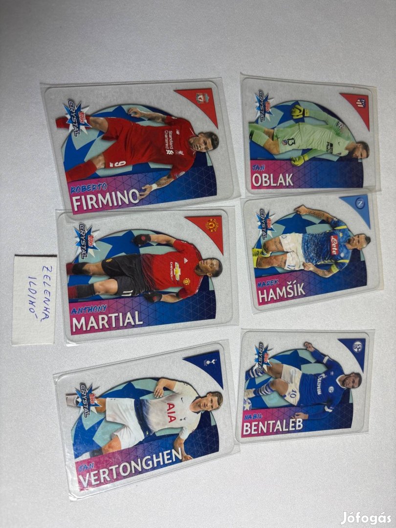 Topps Crystal focis kártyák