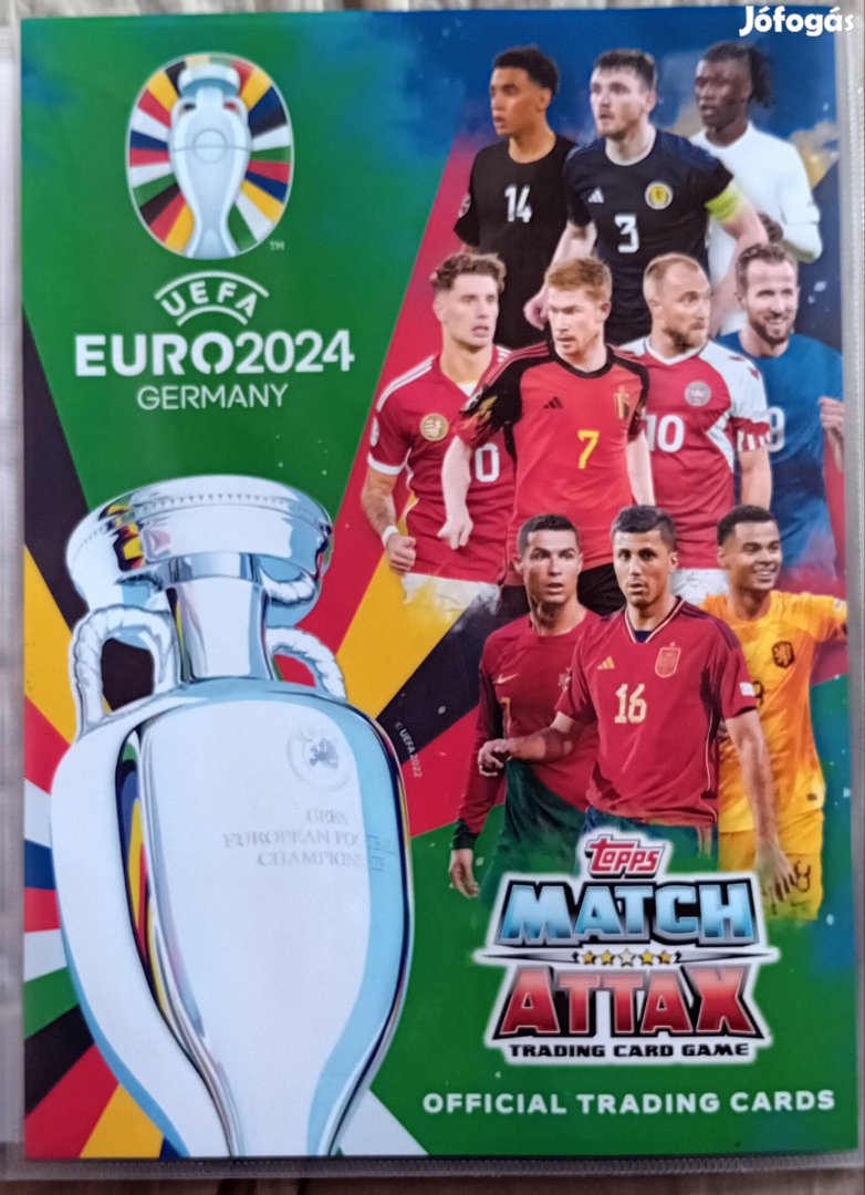 Topps EURO 2024 Match Attax focis kártya gyűjtemény 
