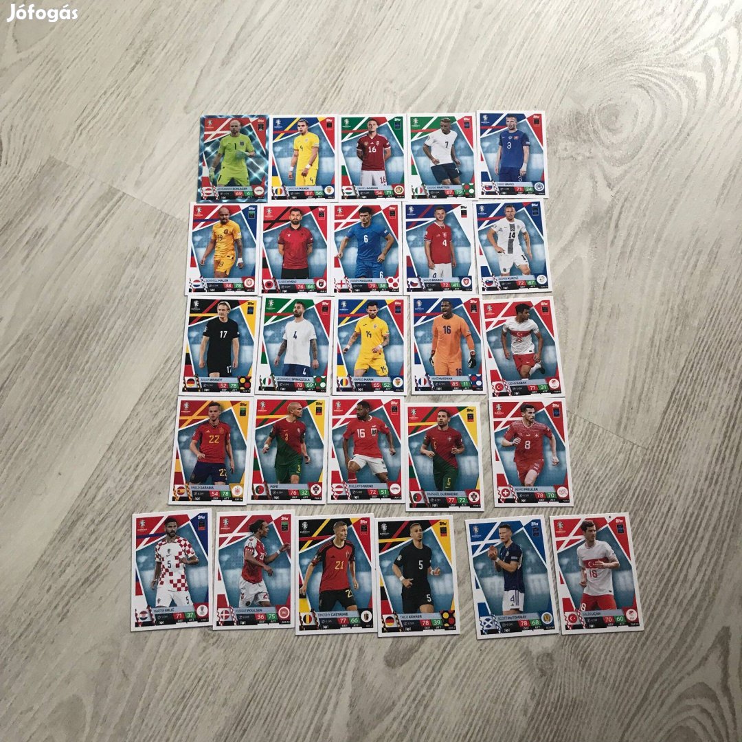 Topps Euro 2024 Germany kártyák