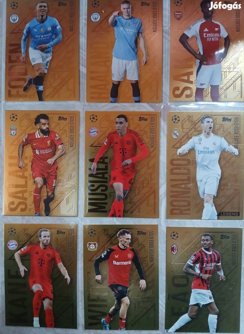 Topps Match Attax 2024-2025 teljes focis kártya gyűjtemény.