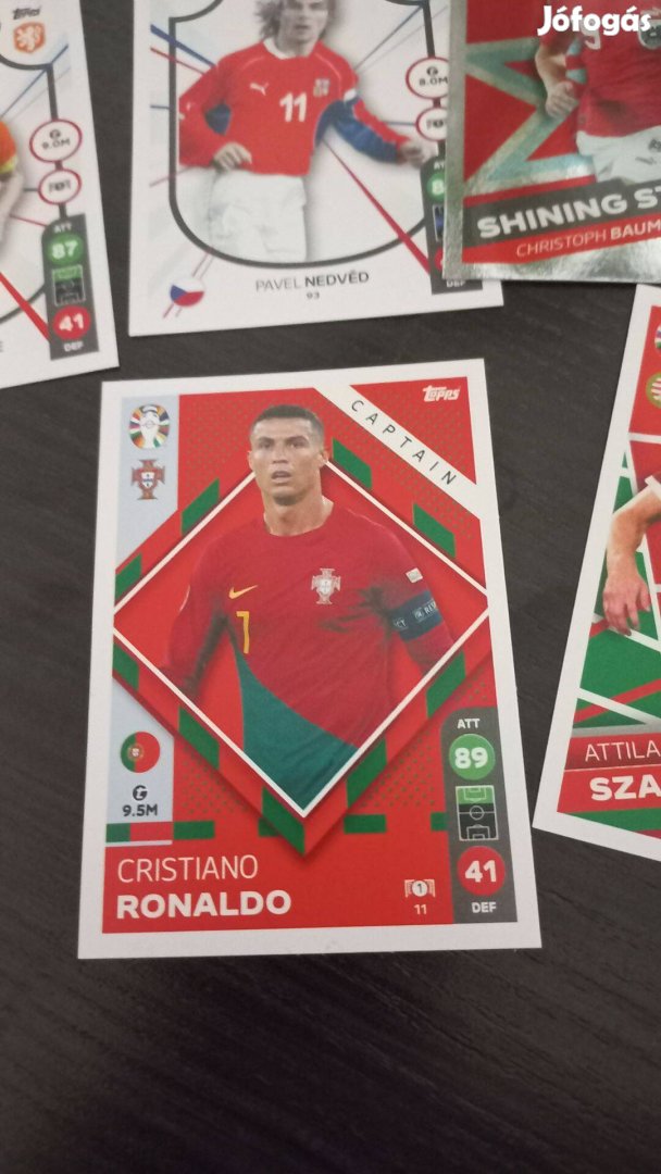 Topps Match Attax UEFA Euro 2024 - Cristiano Ronaldo + további egyben