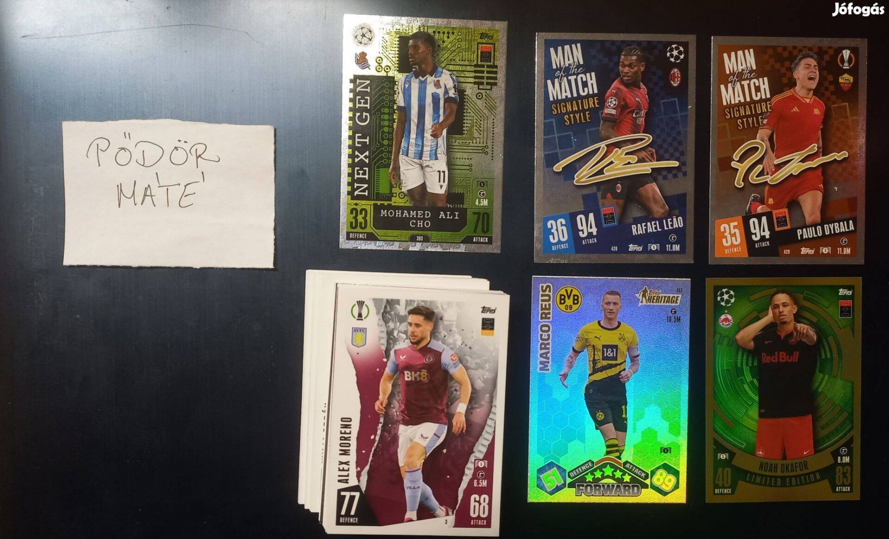 Topps Match Attax és Fifa 365 kártyák