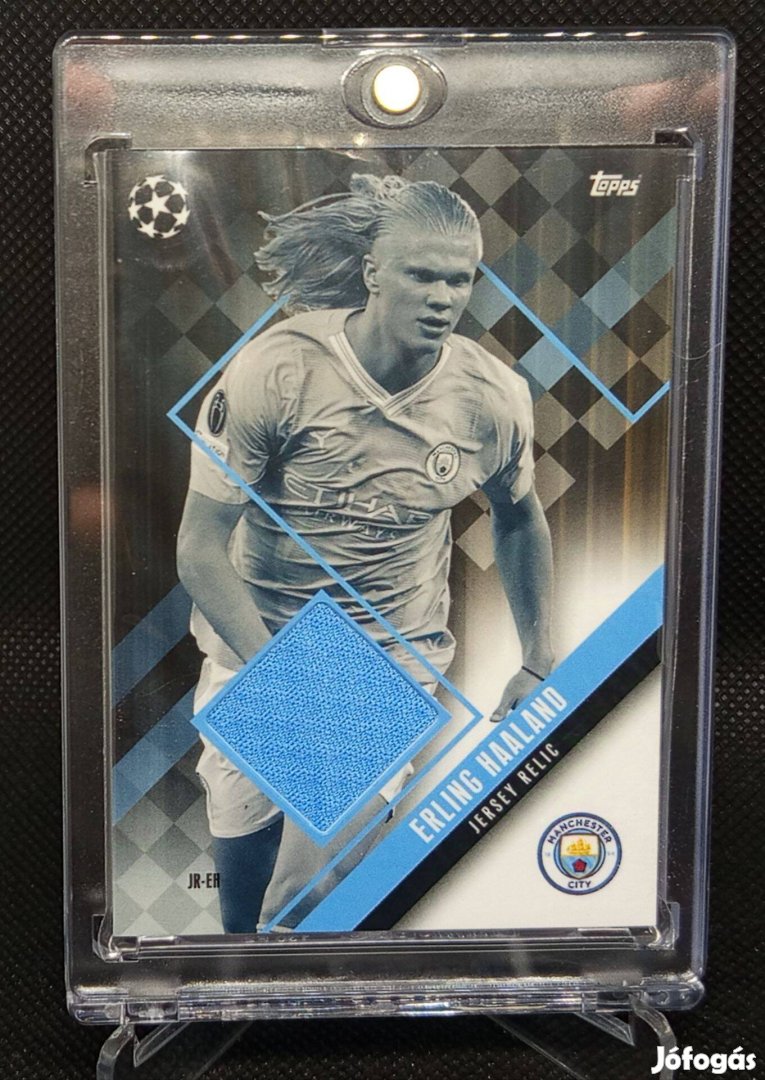 Topps Match attax Erling Haaland mez darabos focis kártya