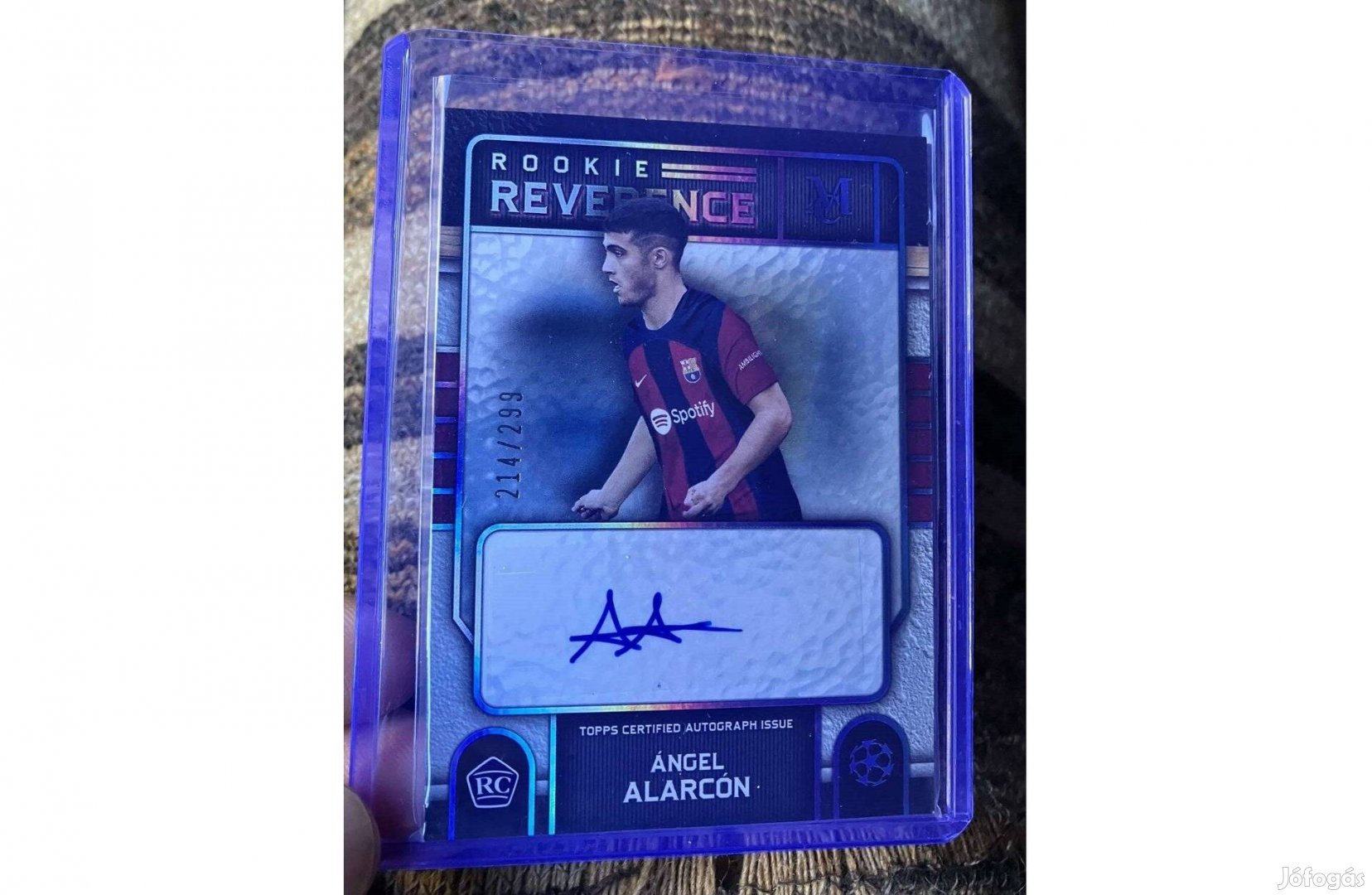 Topps Museum UCL 2023-24 - Angel Alarcon /299 - Barcelona RC autogram