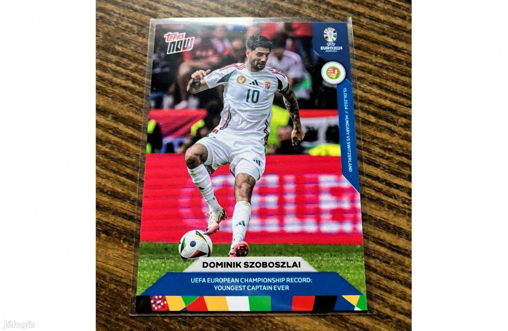 Topps Now - Euro 24 - Szoboszlai Dominik - a valaha volt legfiatalabb