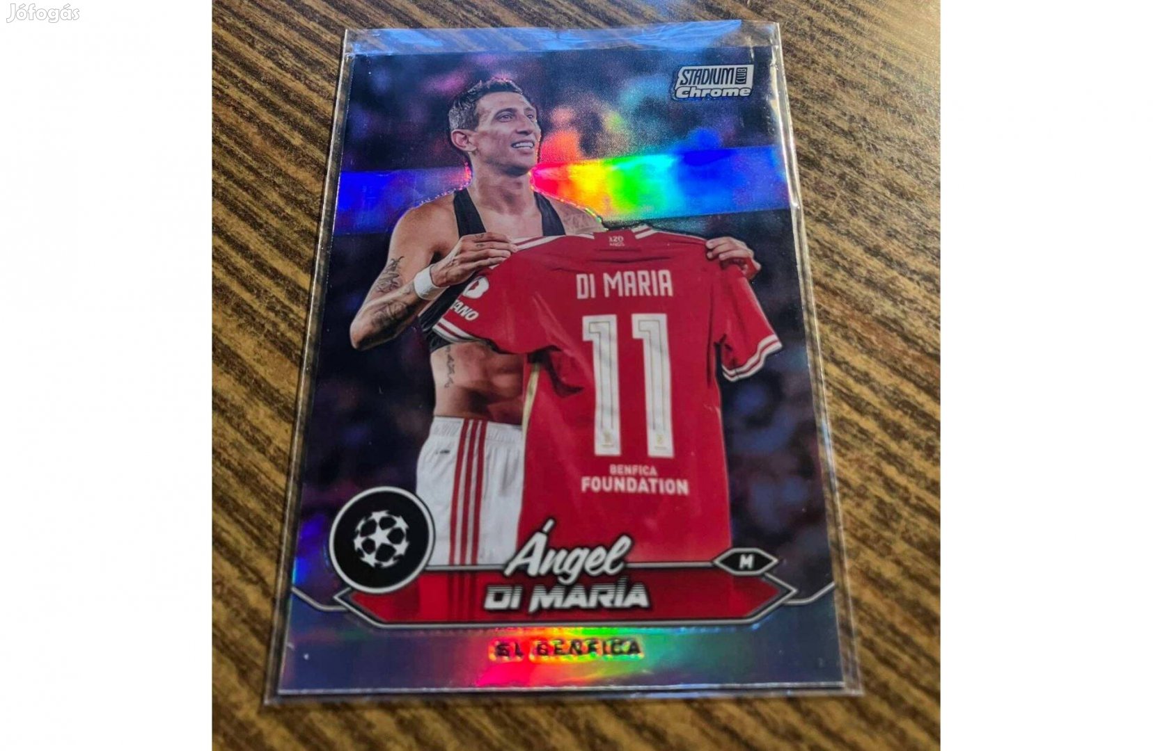 Topps Stadium Club Chrome 2024 - Angel Di Maria - Refractor - Benfica