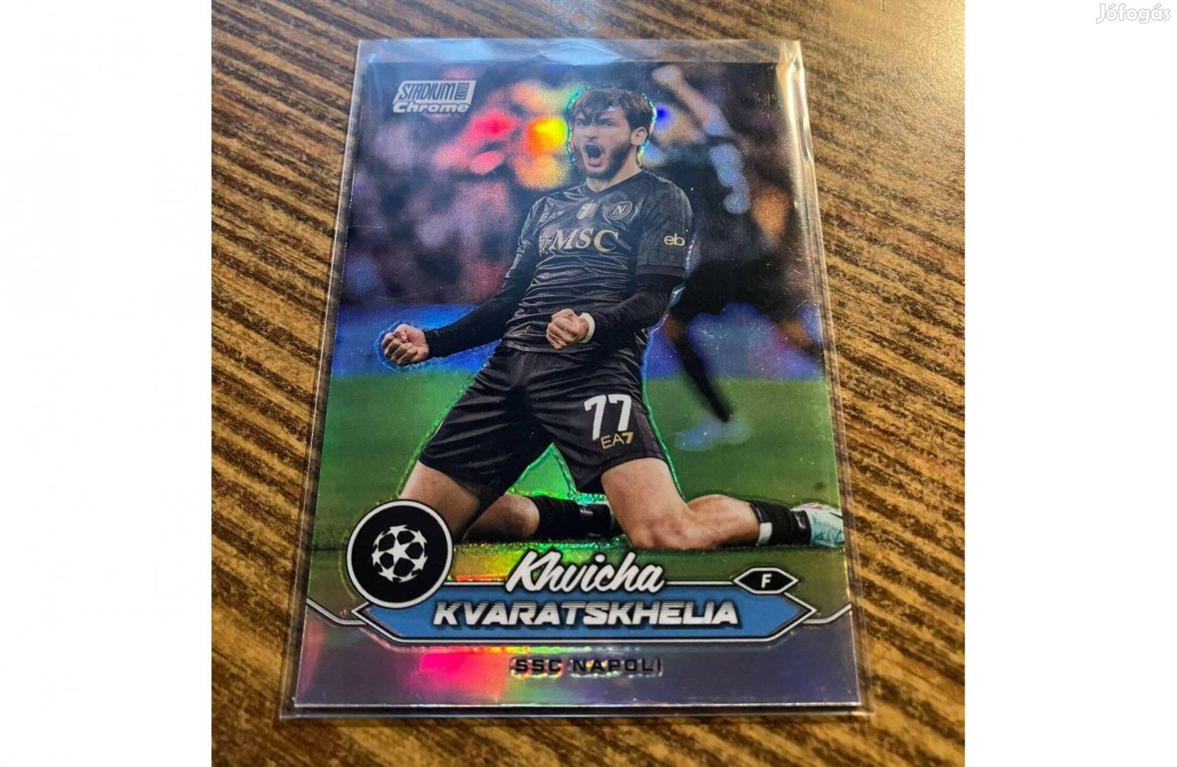 Topps Stadium Club Chrome 2024 - Khvicha Kvaratskhelia - Refractor - S