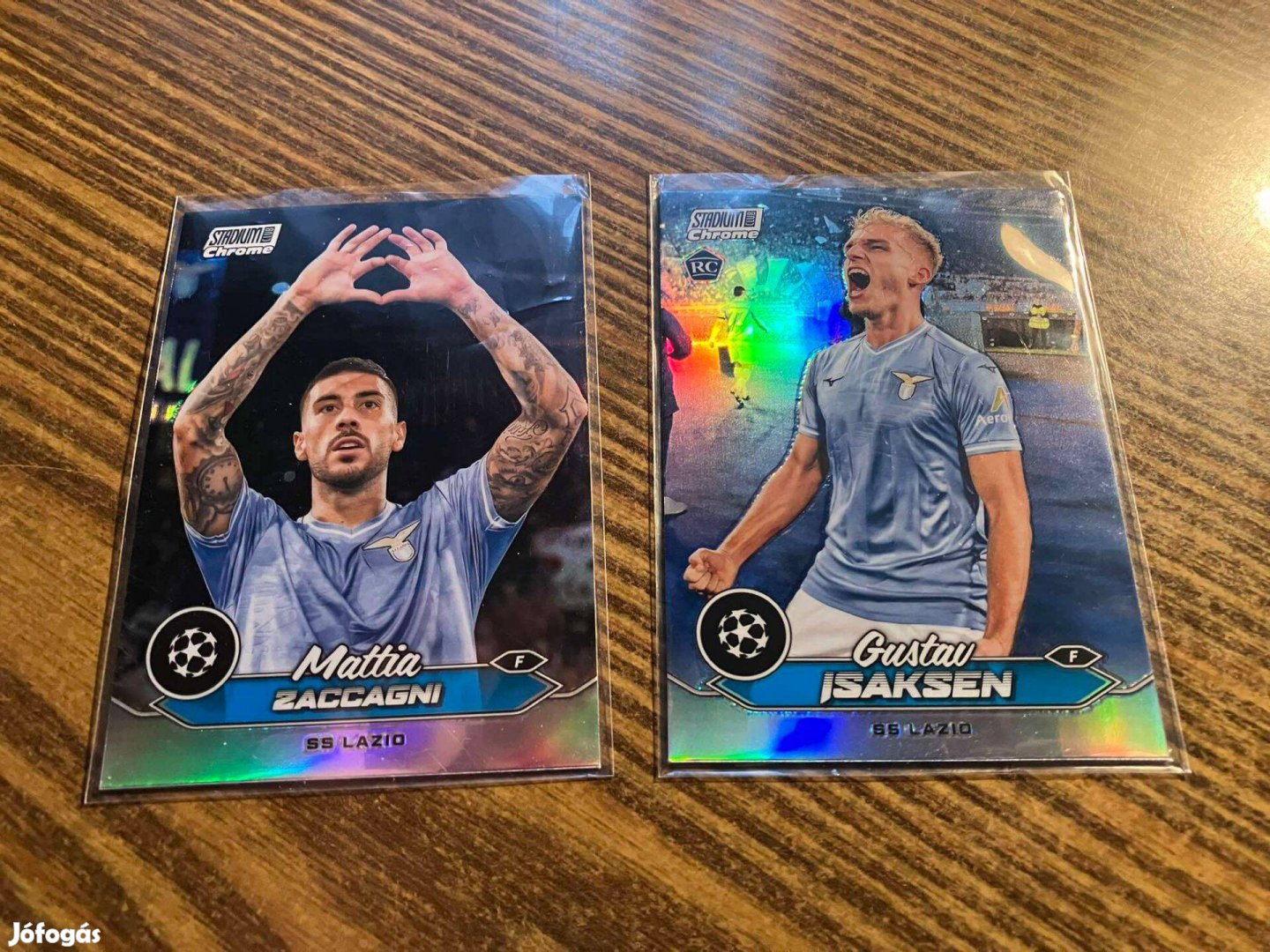 Topps Stadium Club Chrome 2024 - SS Lazio Refractor LOT - Zaccagni + I