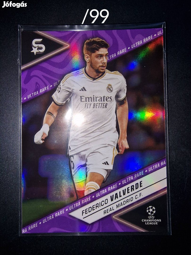 Topps Superstars 23/24 Ultra Rare /99 Valverde