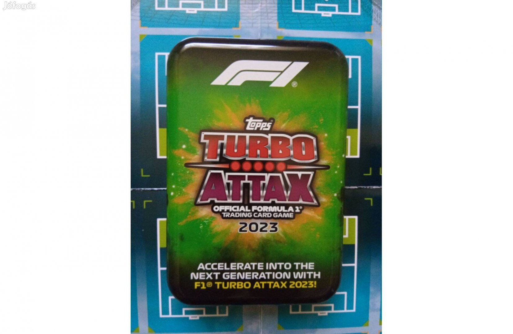 Topps Turbo Attax Formula 1 2023 Nagy Fémdoboz