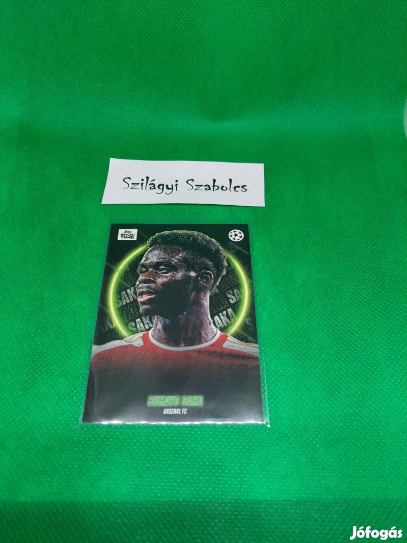 Topps UCC Showtime 2023-24 Arsenal FC Bukayo Saka