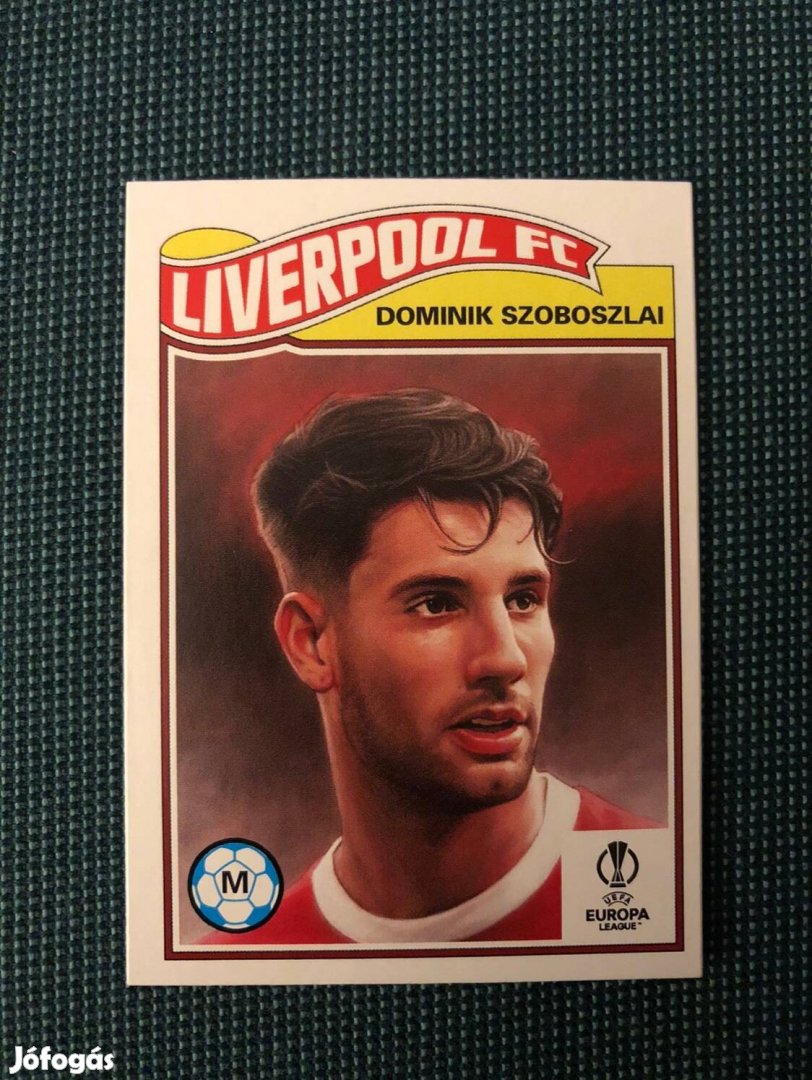 Topps UCL Living Set Szoboszlai Dominik Liverpool FC focis kártya
