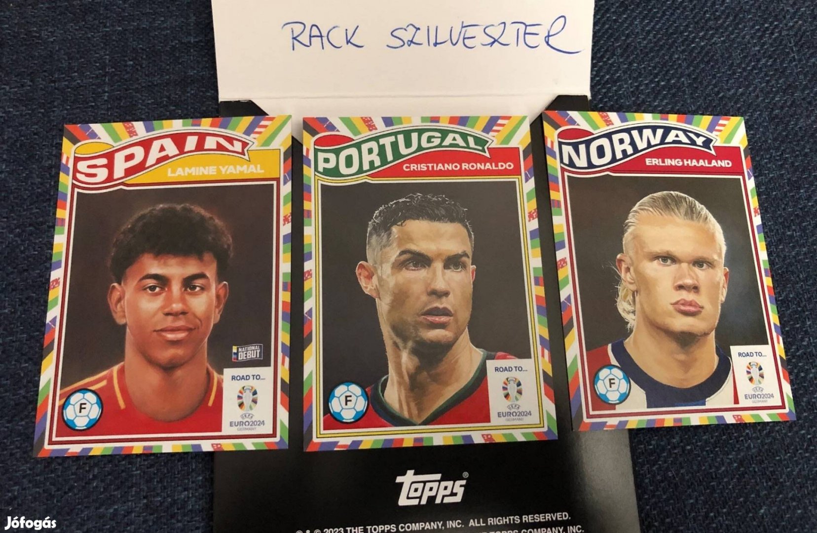 Topps UEFA EURO 2024 Living Set Cristiano Ronaldo, Erling Haaland