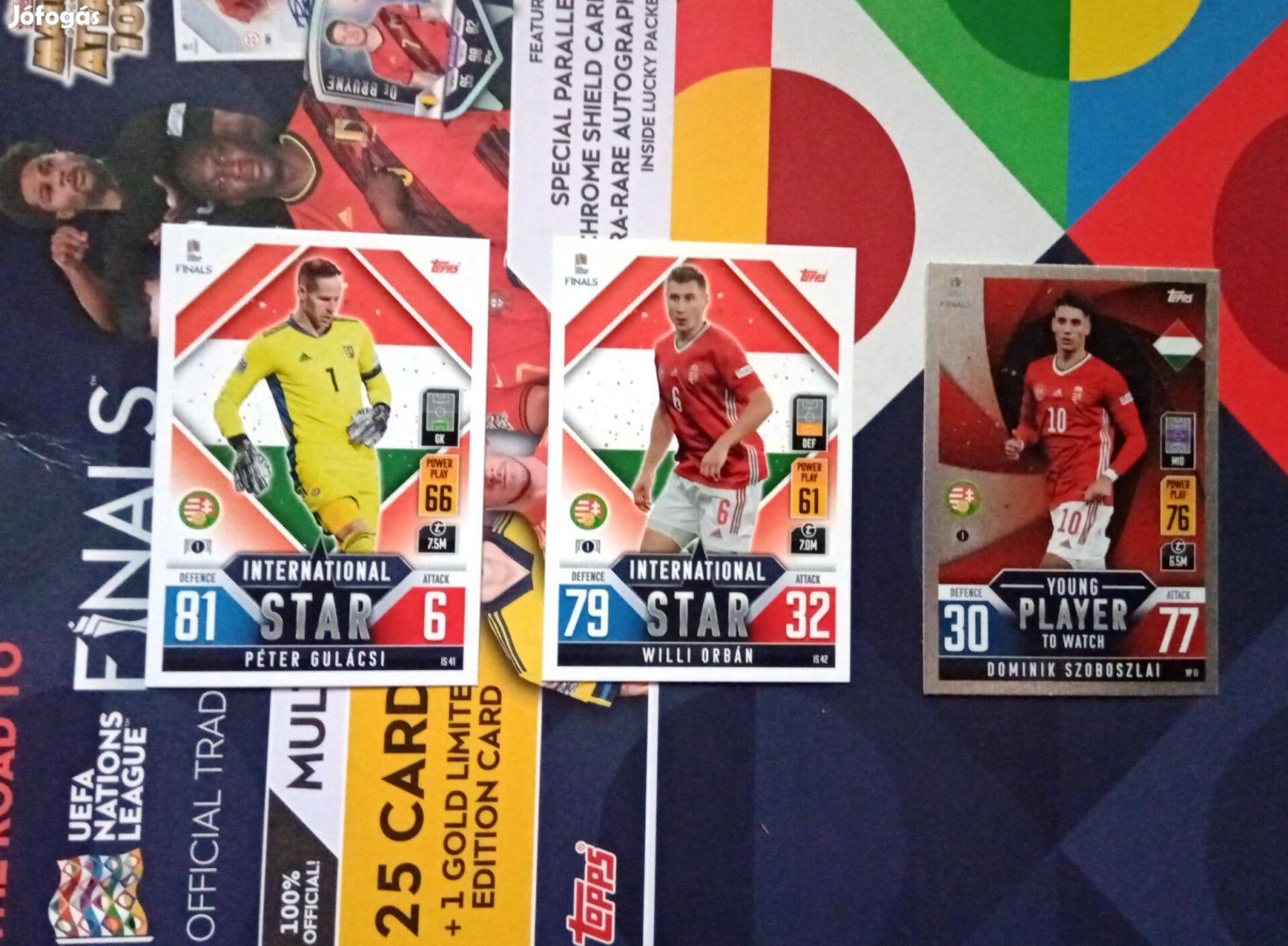 Topps UEFA Nations League Finals 2022-2023 Magyar szett