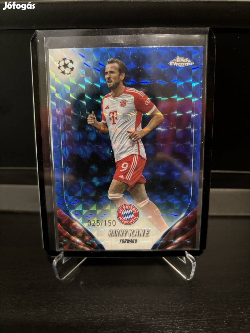 Topps chrome 23/24 UCC Harry Kane 025/150 számozott kártya