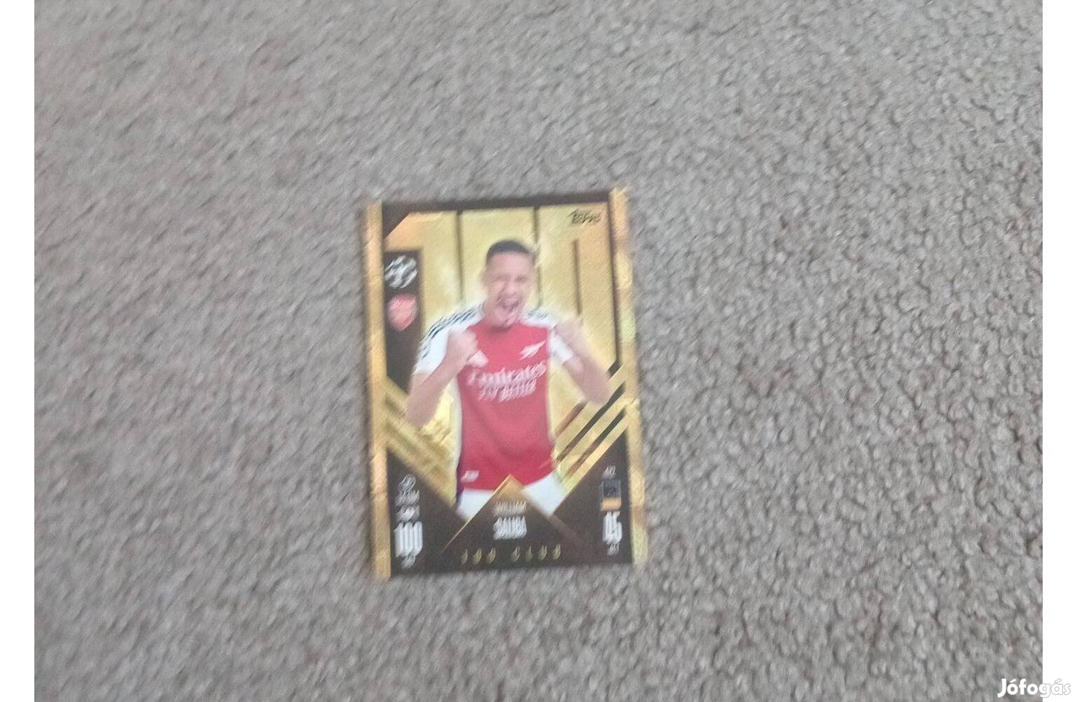 Topps match attax 2024-25 William Saliba 100 club