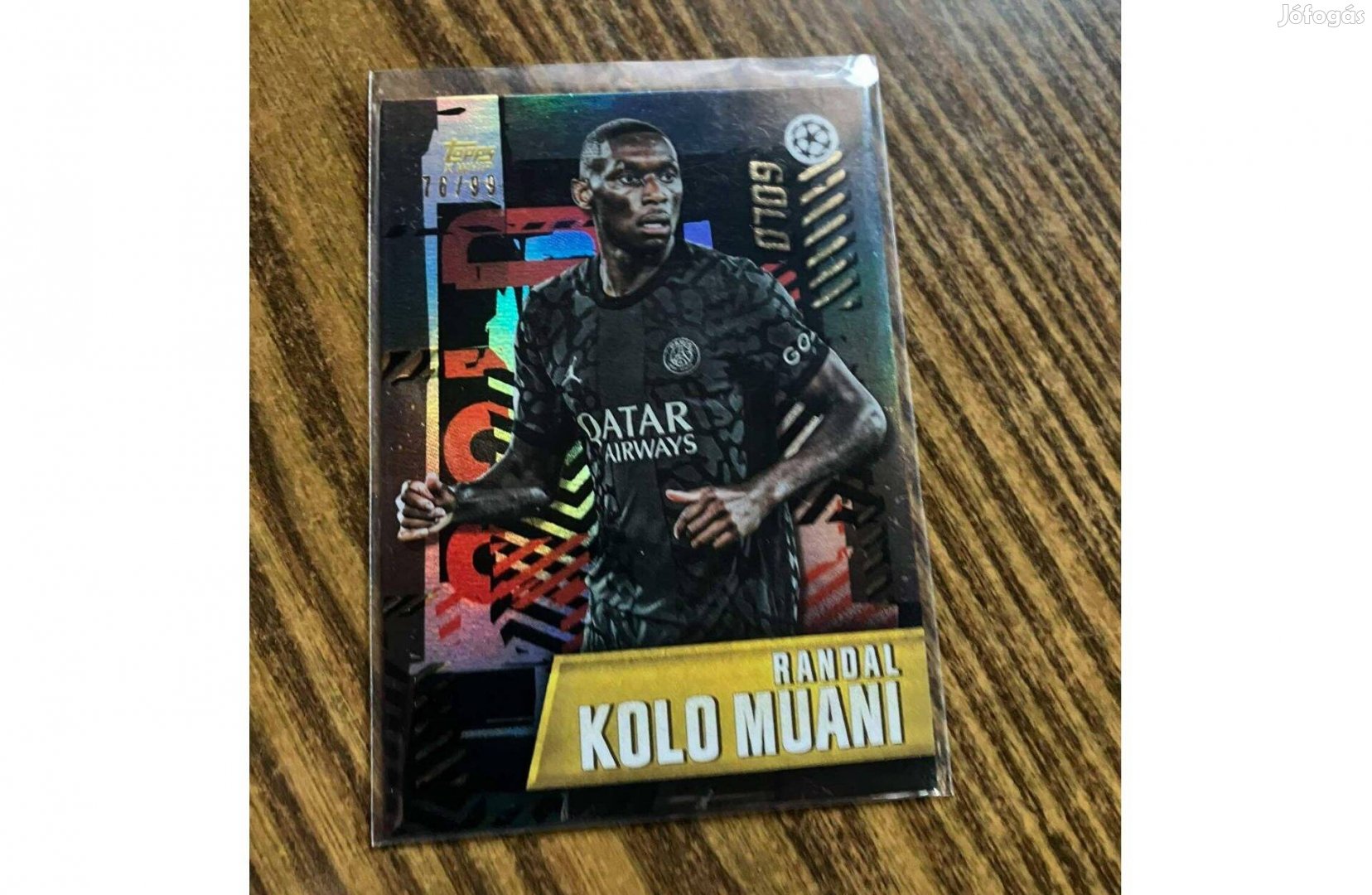 Topps x Whip Gold 2023/24 - Randal Kolo Muani Limited /99 - PSG