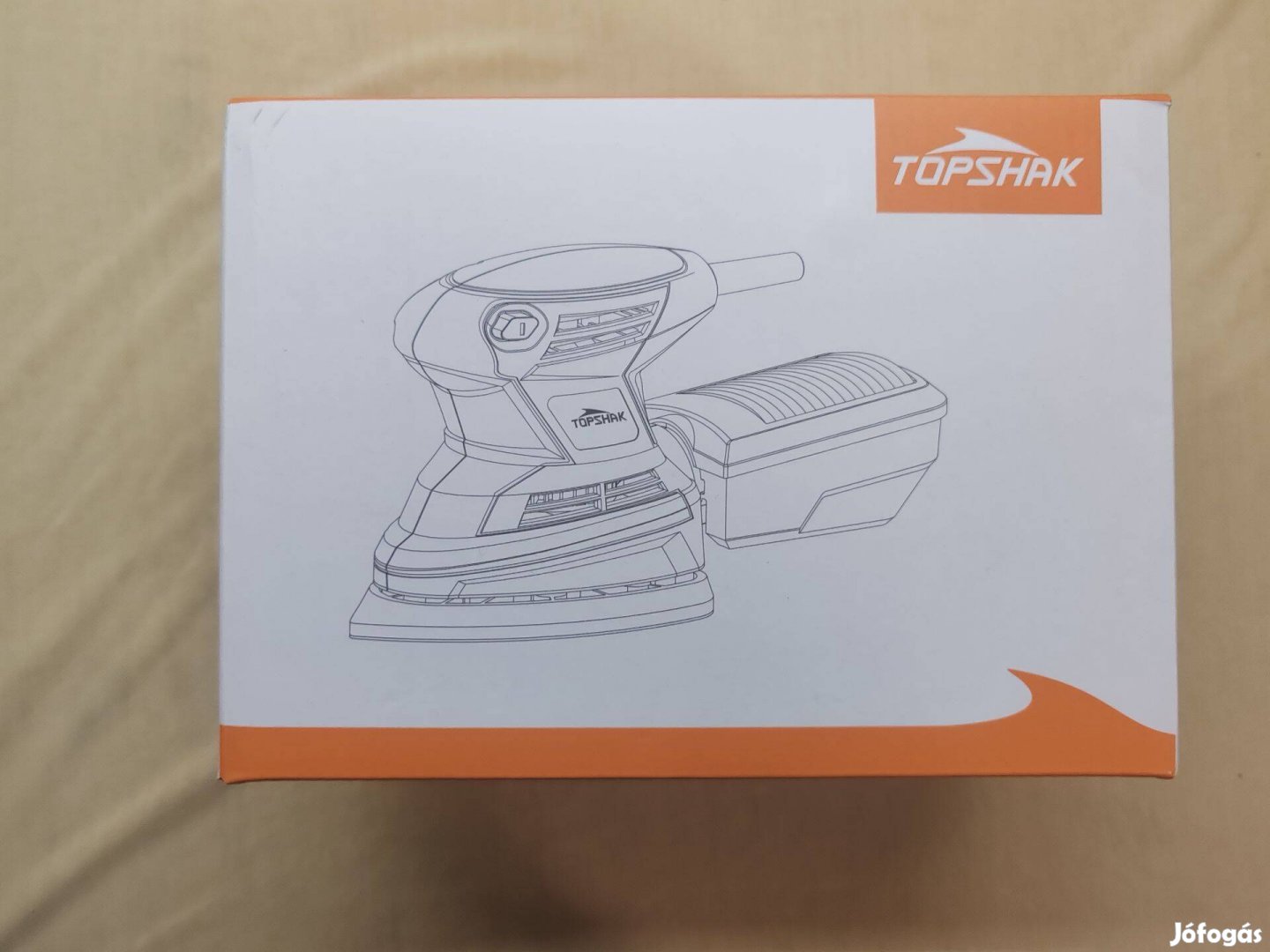 Topshak TS-SD1 elektromos rezgőcsiszoló, 12 db-os