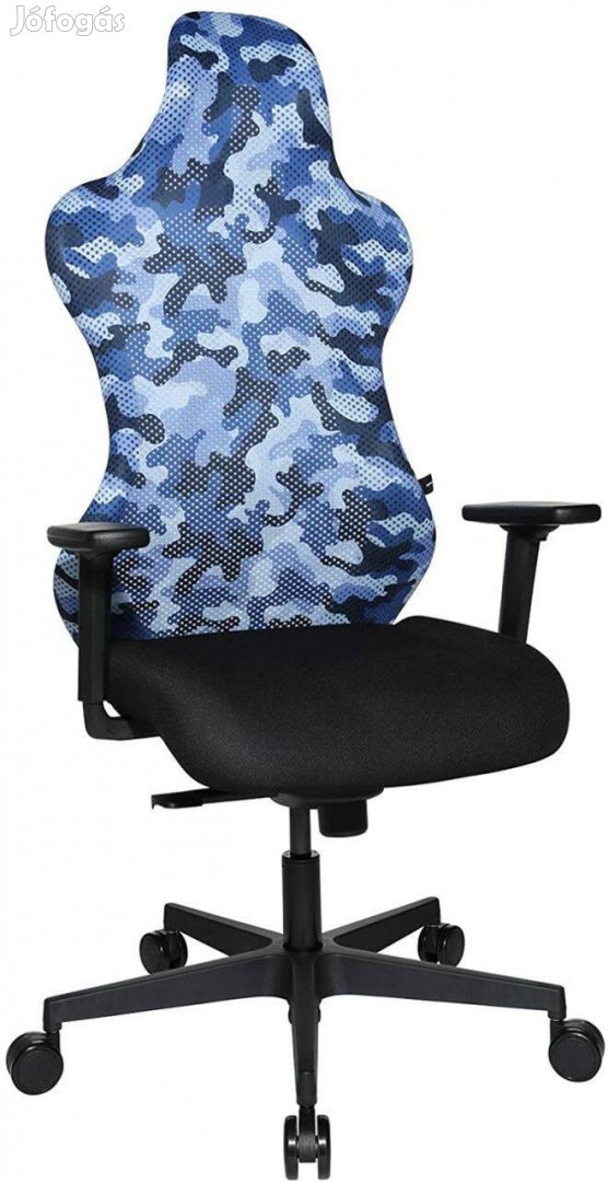 Topstar Sitness RS Sport gamer szék, forgószék - kék/fekete terepszínű