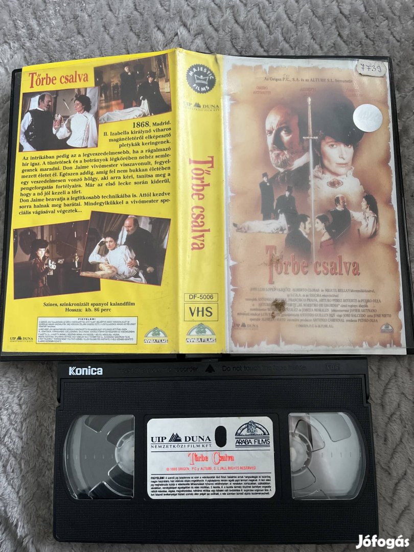 Törbe csalva vhs kistok kaland duna