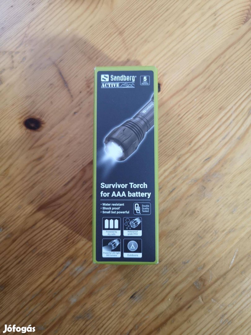 Torch for AAA battery Sandberg flashlight
