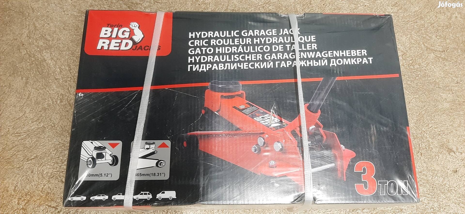 Torin Big Red 3 tonnás emelő Új