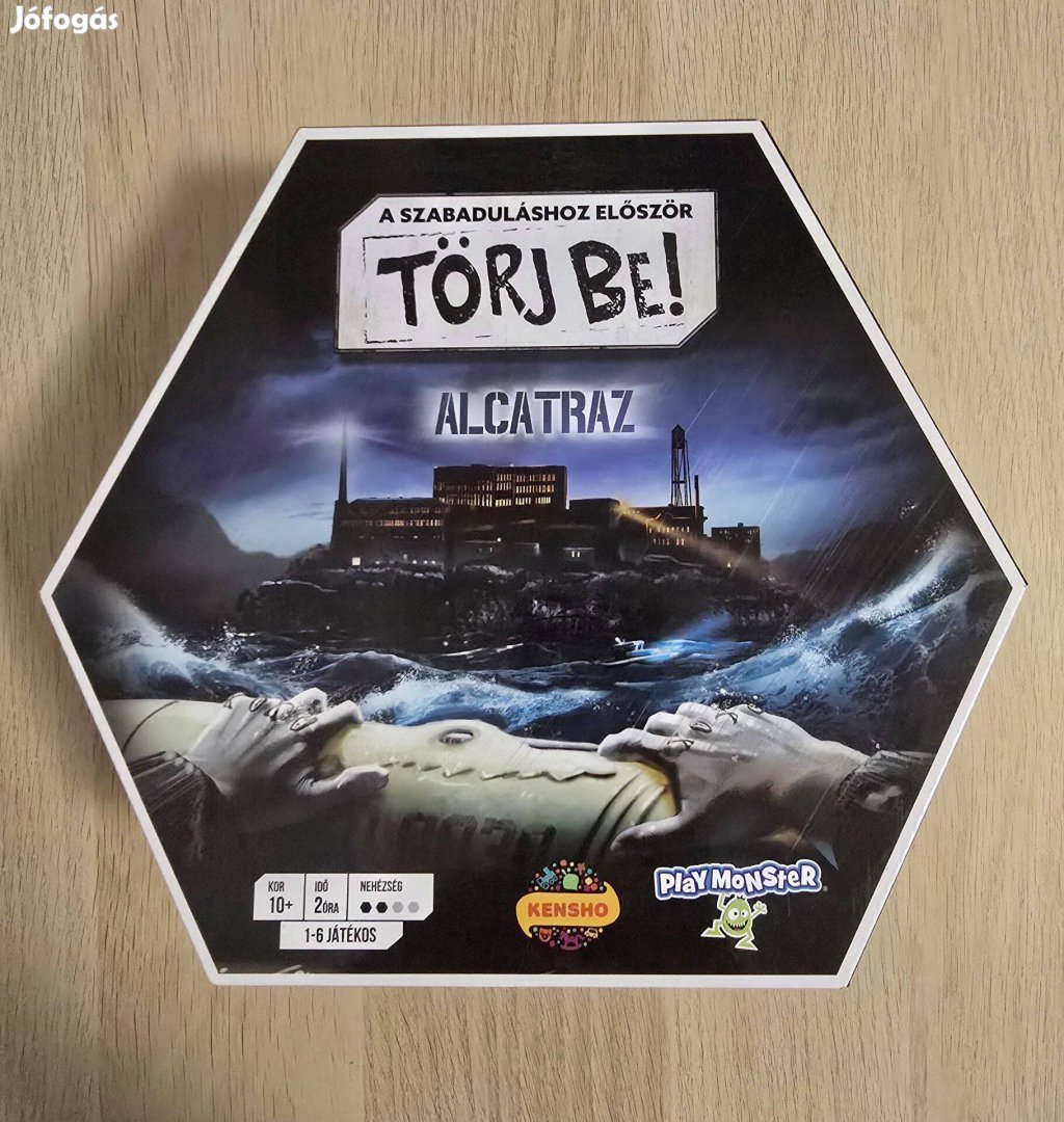 Törj be Alcatraz társasjáték