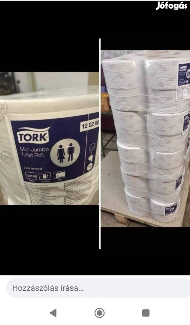 Tork Mini jumbo toalett papír 