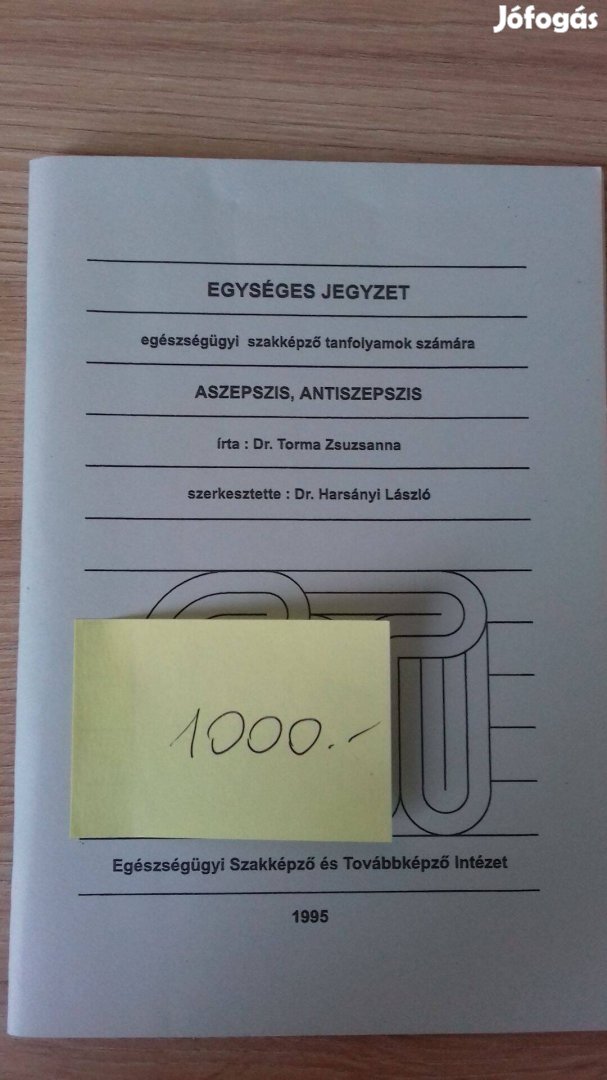 Torma: Aszepszis, antiszepszis