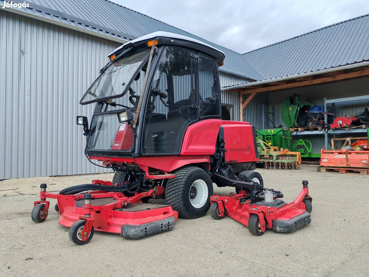 Toro Groundsmaster 4010 ipari fűnyíró diesel kubota John deere 