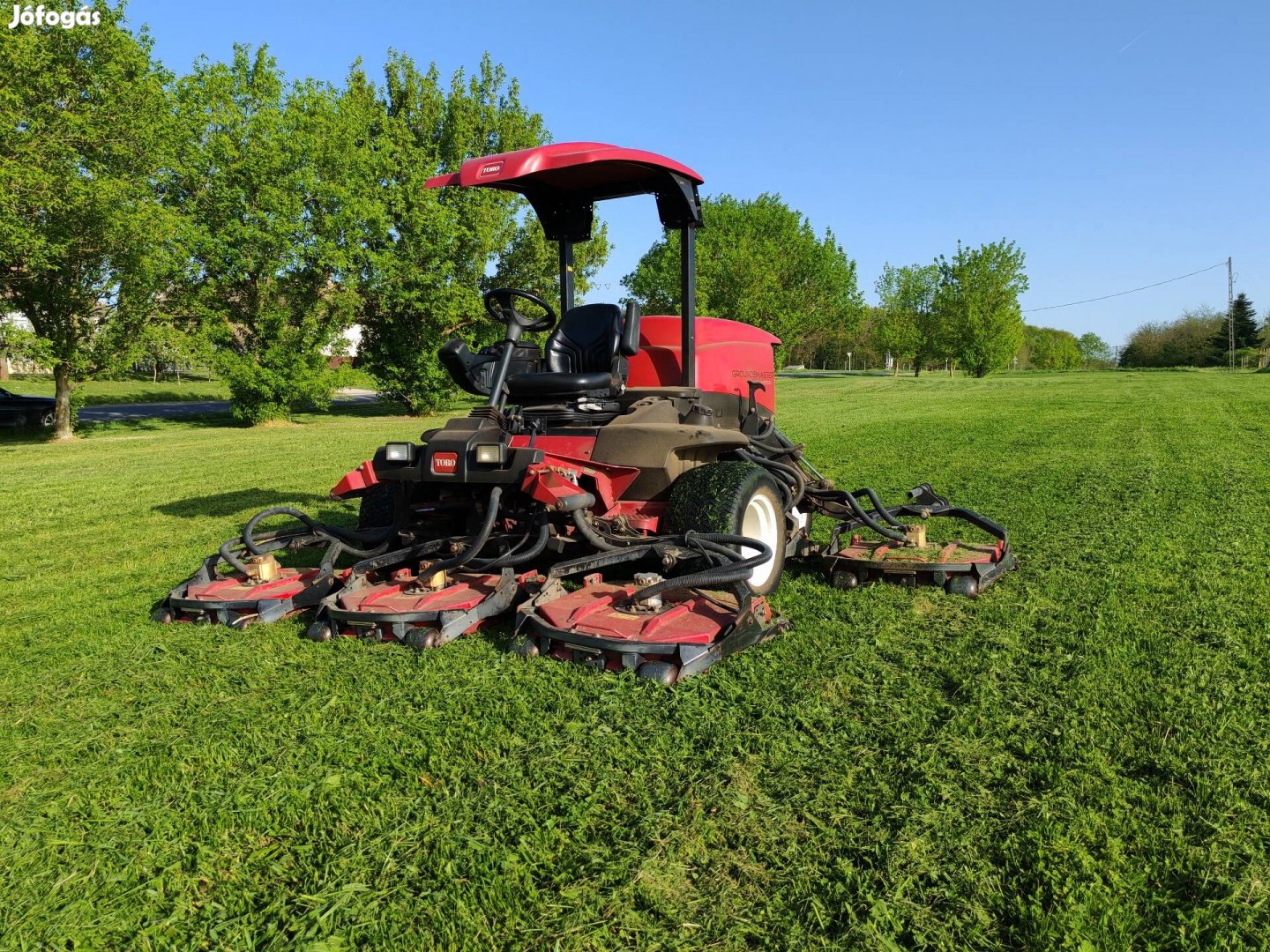 Toro Groundsmaster 4700 d fűnyíró kubota diesel 60le John deere 