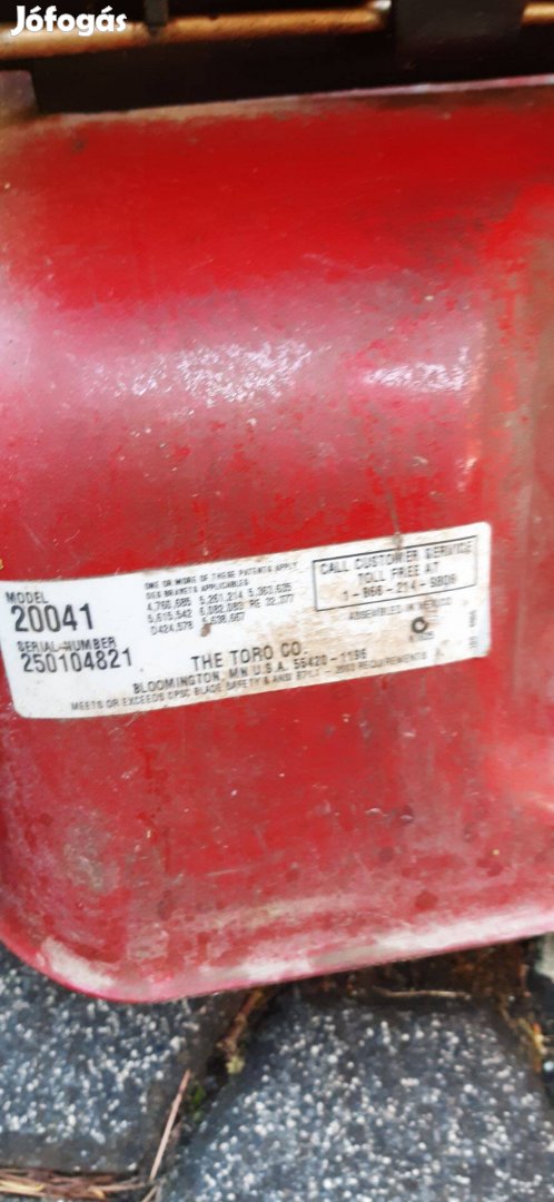 Toro elektric start fünyiró