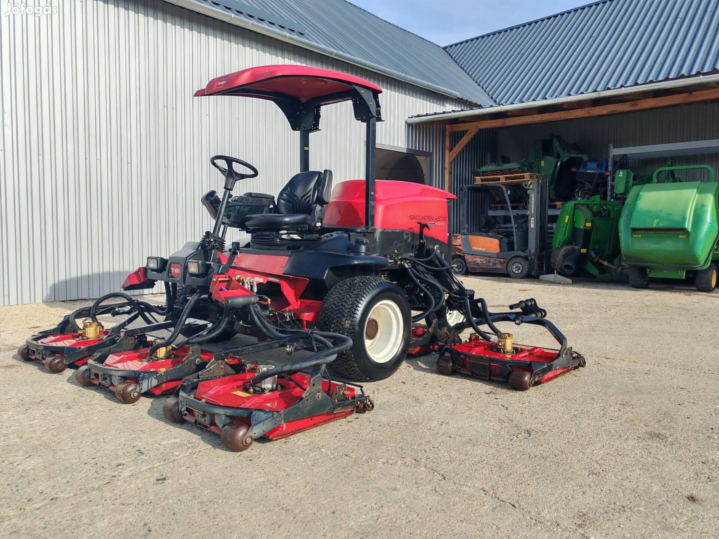 Toro groundsmaster 4700d ipari fűnyíró kubota diesel John deere 