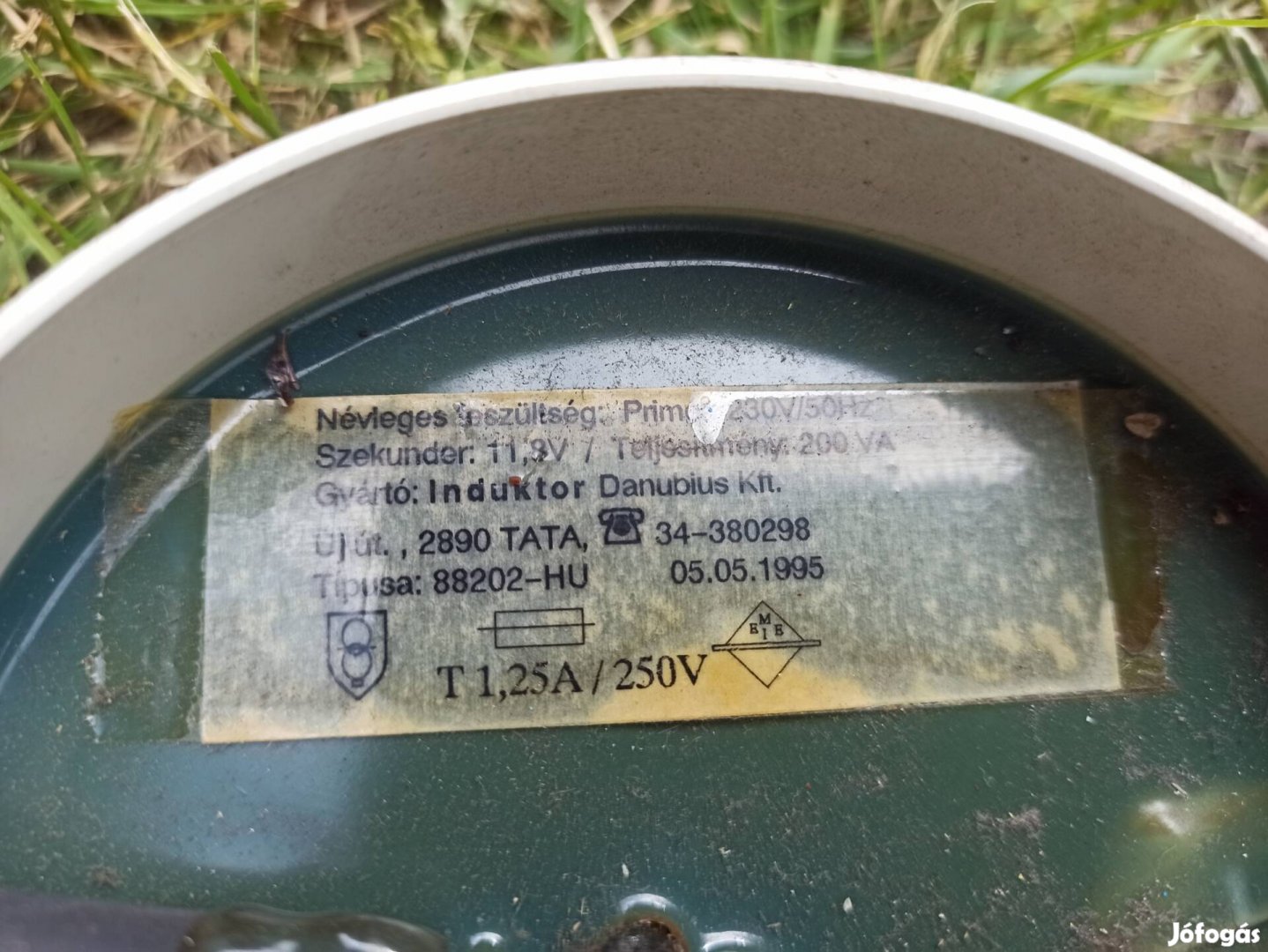 Toroid transzformátor 230V/12 V 200VA.