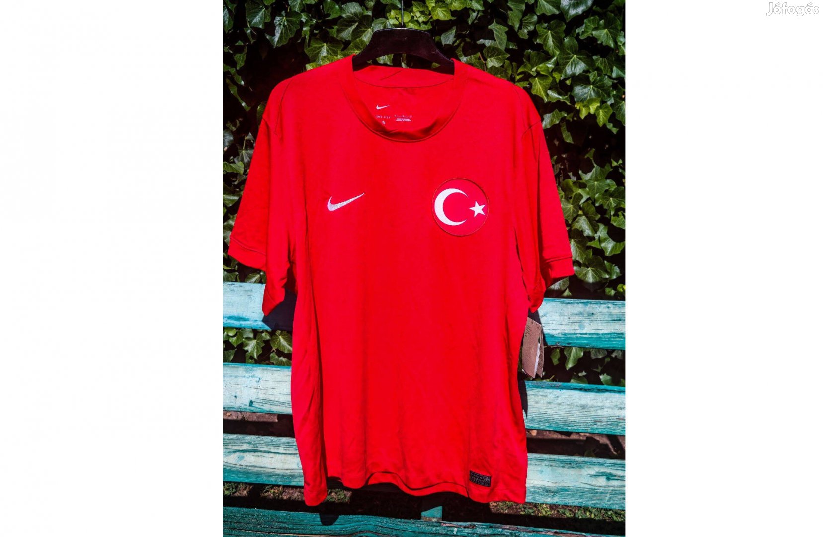 Török válogatott eredeti Nike 2024-25 piros mez (XL)