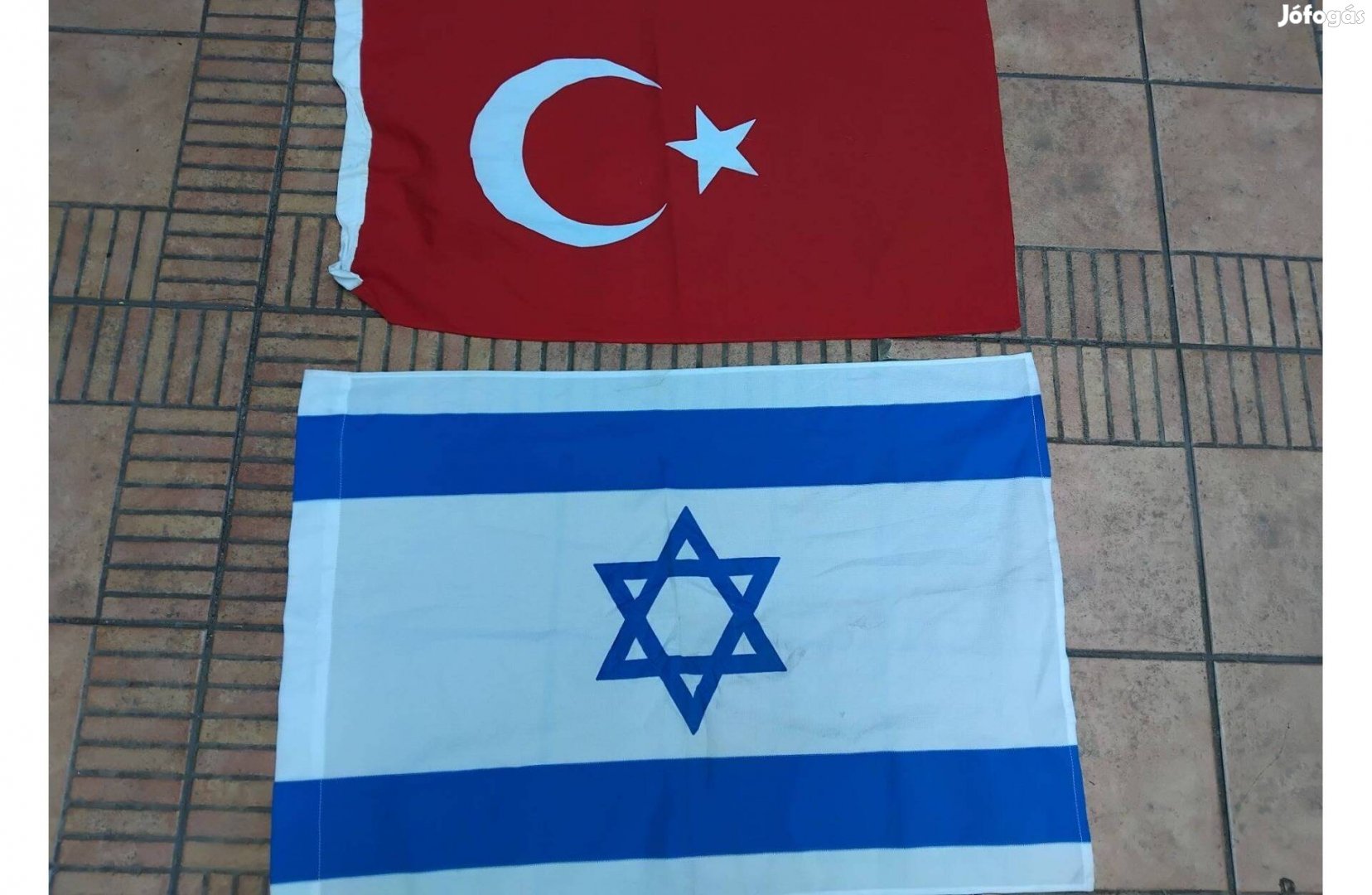 Törökország zászló török zászló izraeli Izrael zászló 2db