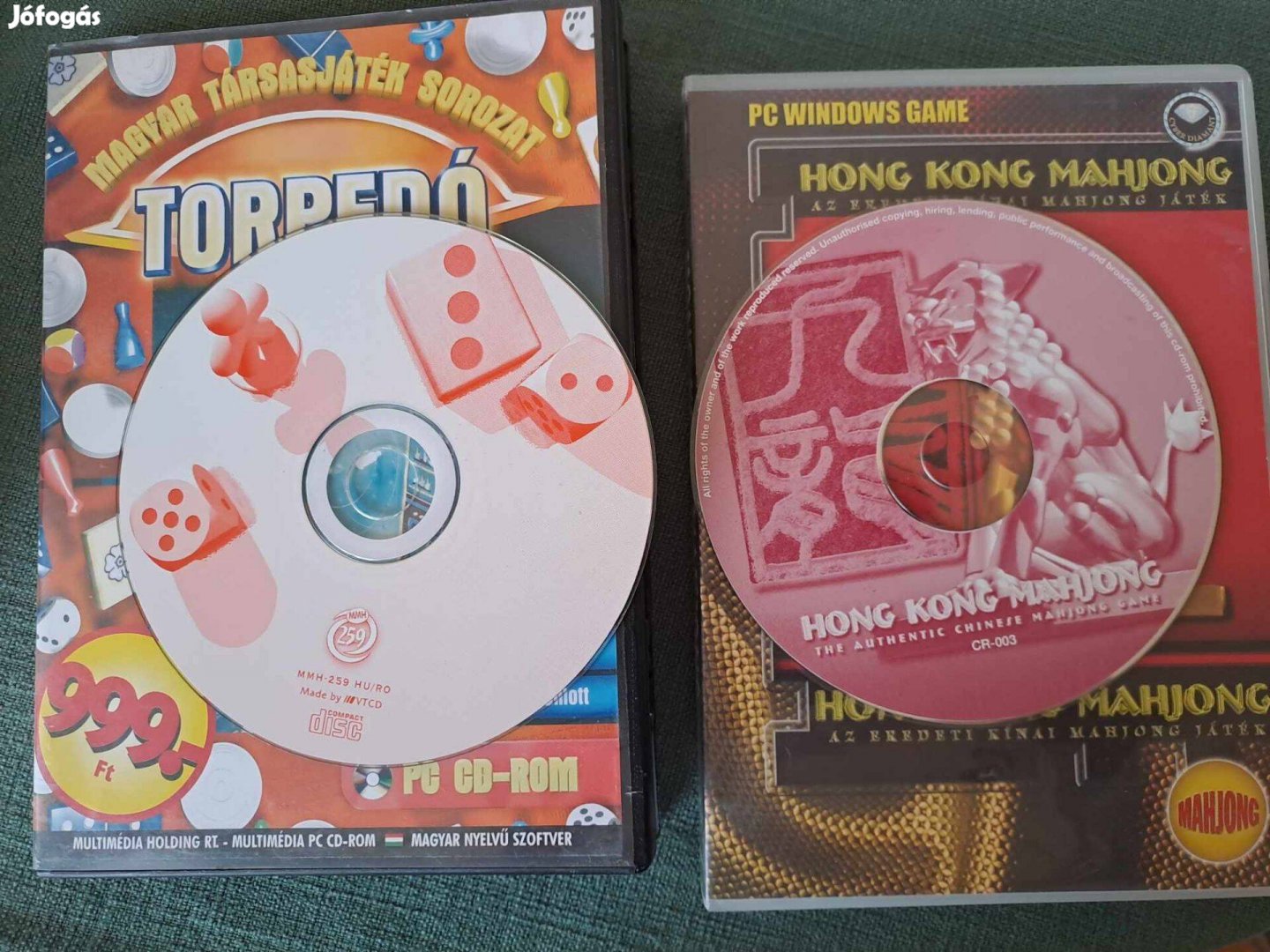 Torpedó és Hong Kong Mahjong PC CD