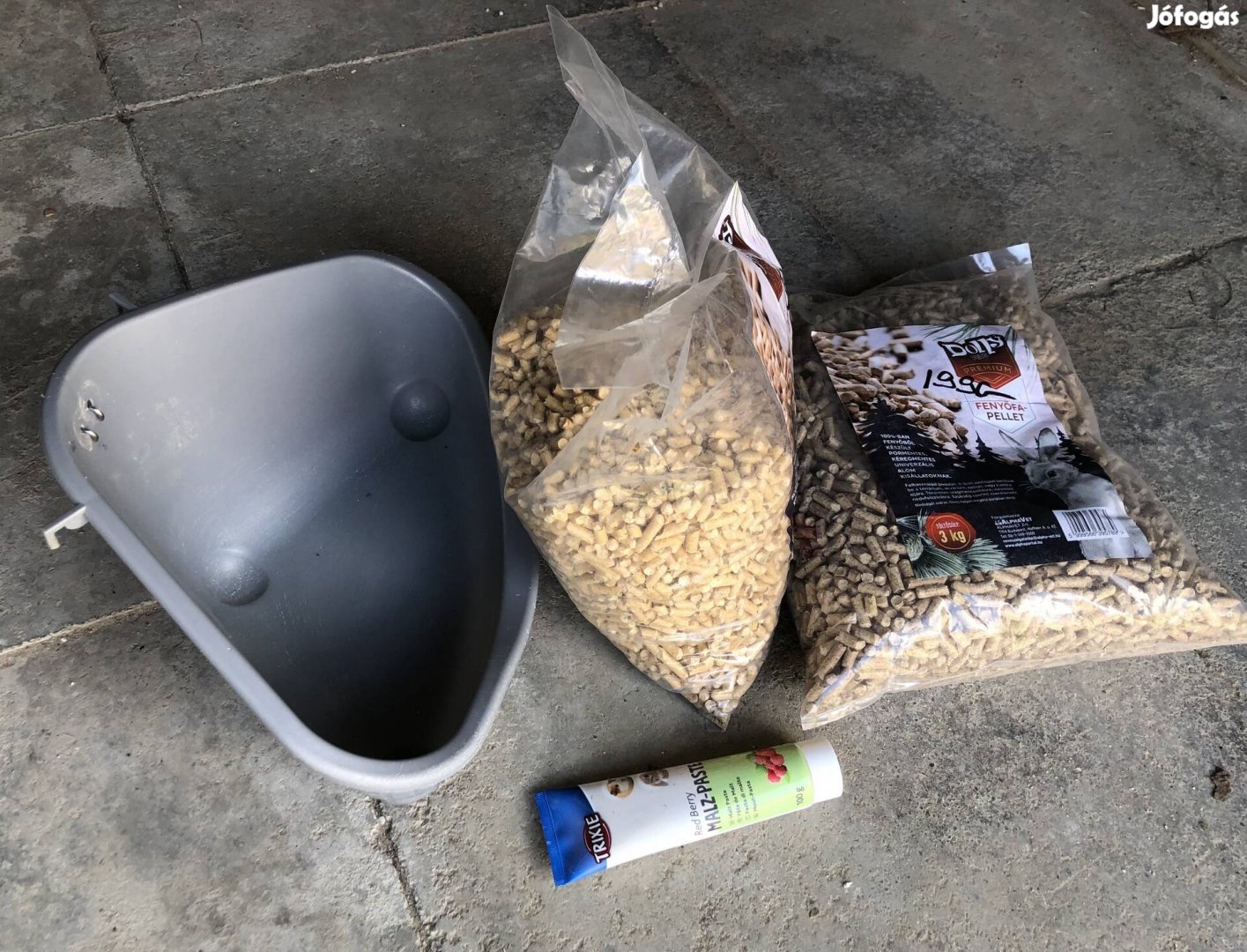 Törpenyúl alomtál, alom, szőroldó szett eladó