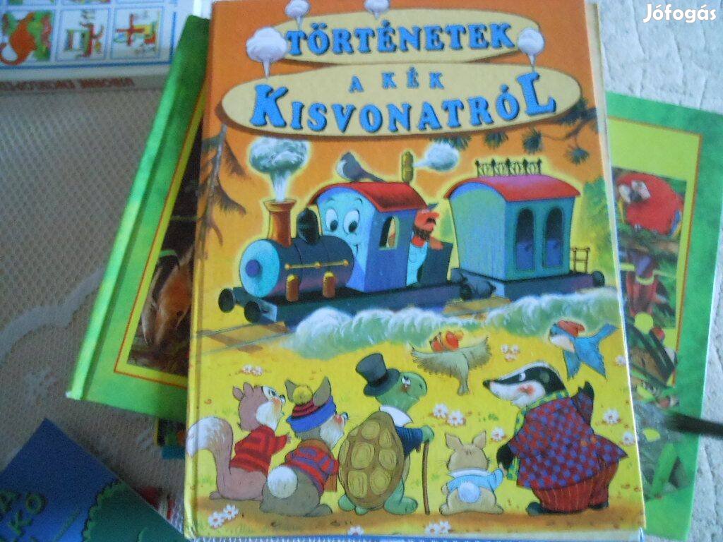 Történetek a kék kisvonatról krissrácoknak cuki mesekönyv