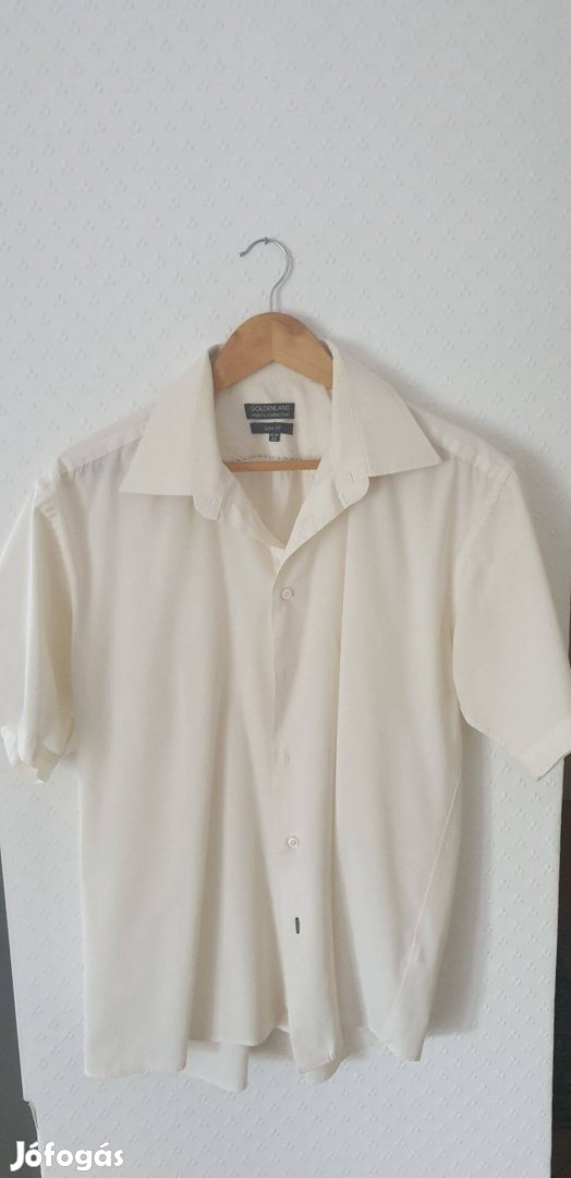 Törtfehér férfi rövidujjú ing eladó