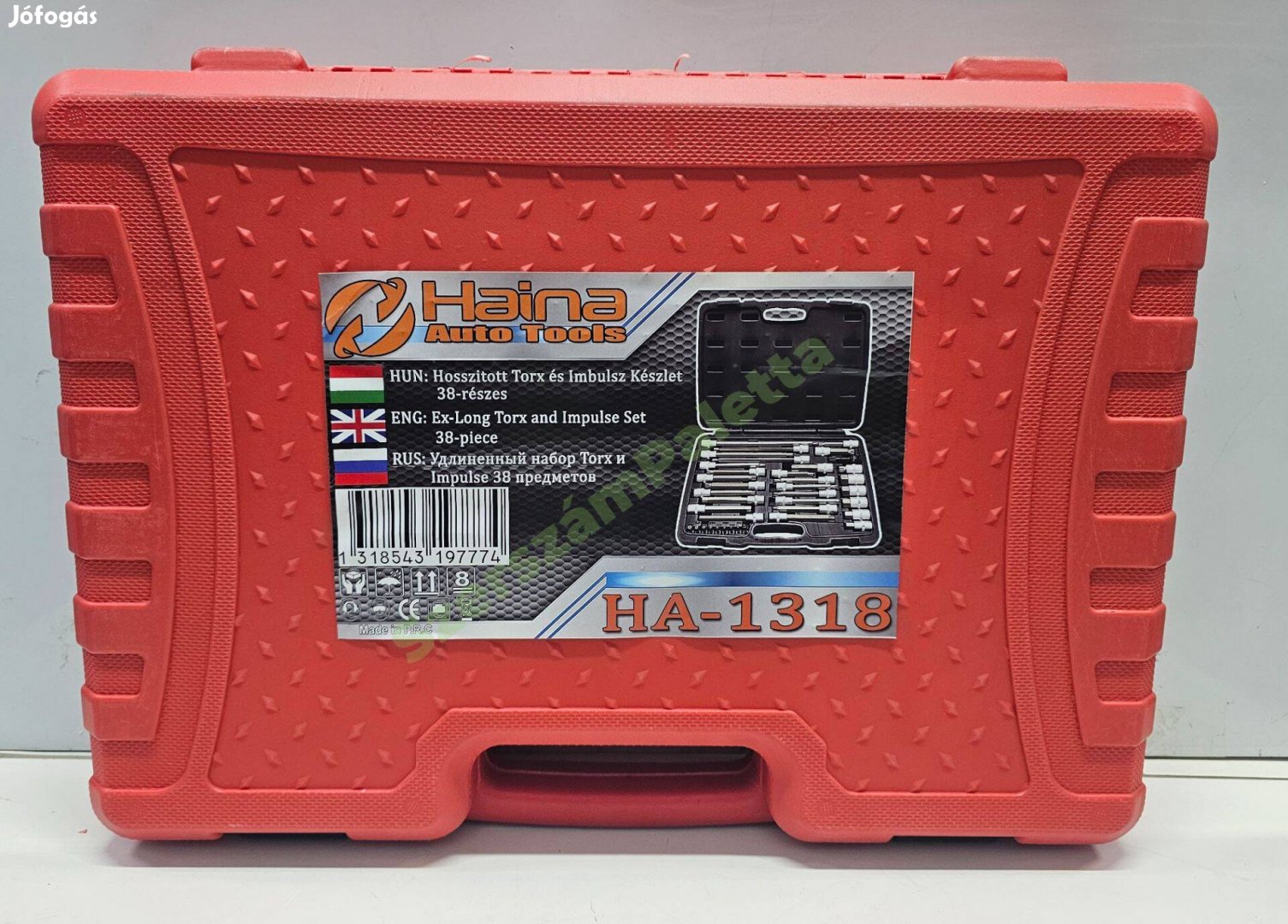 Torx és imbusz készlet, hosszított, 39 darabos készlet Haina