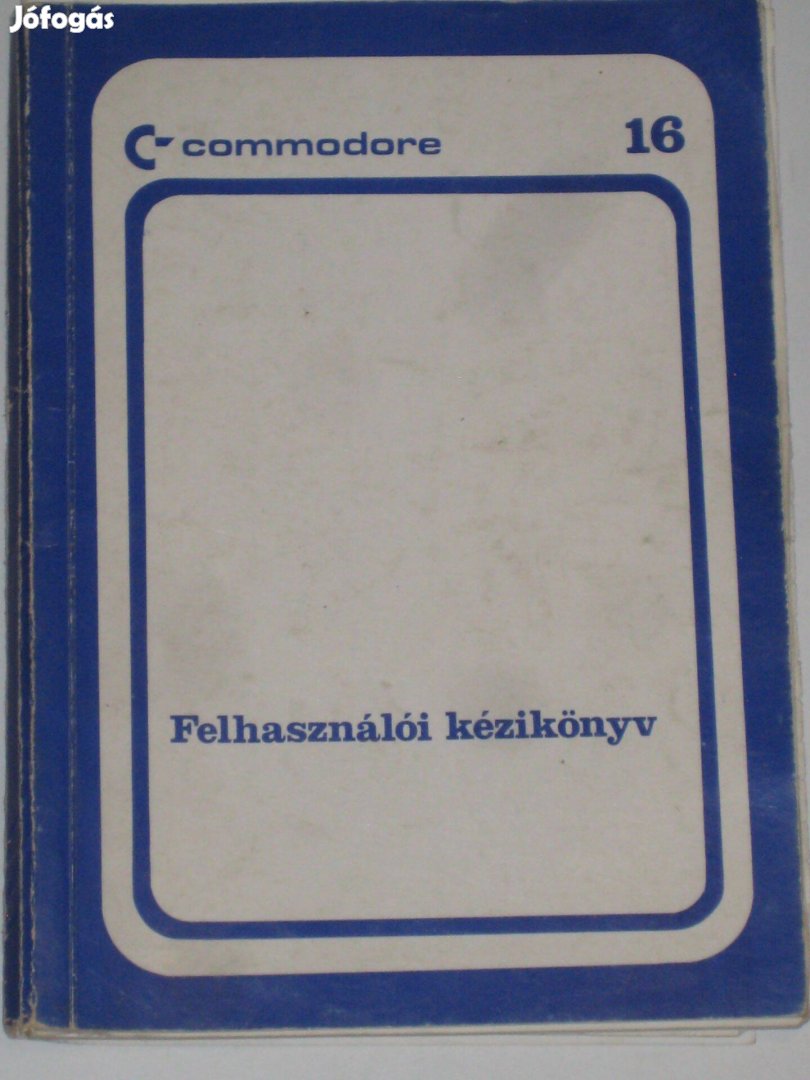 Tory Commodore 16 Felhasználói kézikönyv