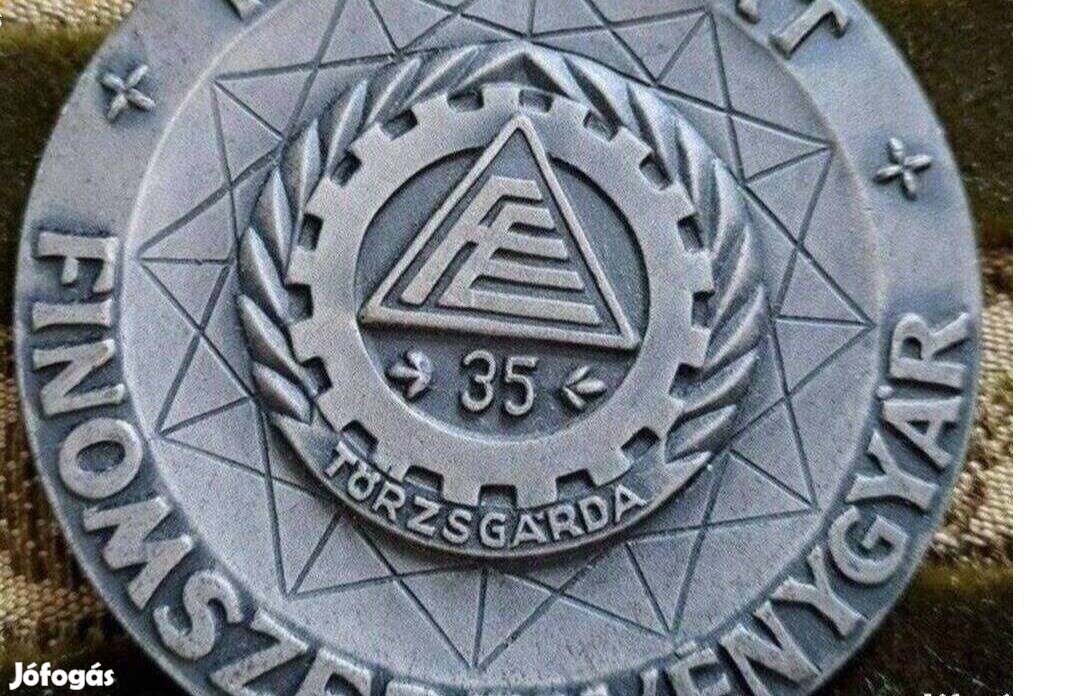 Törzsgárda 35 év plakett
