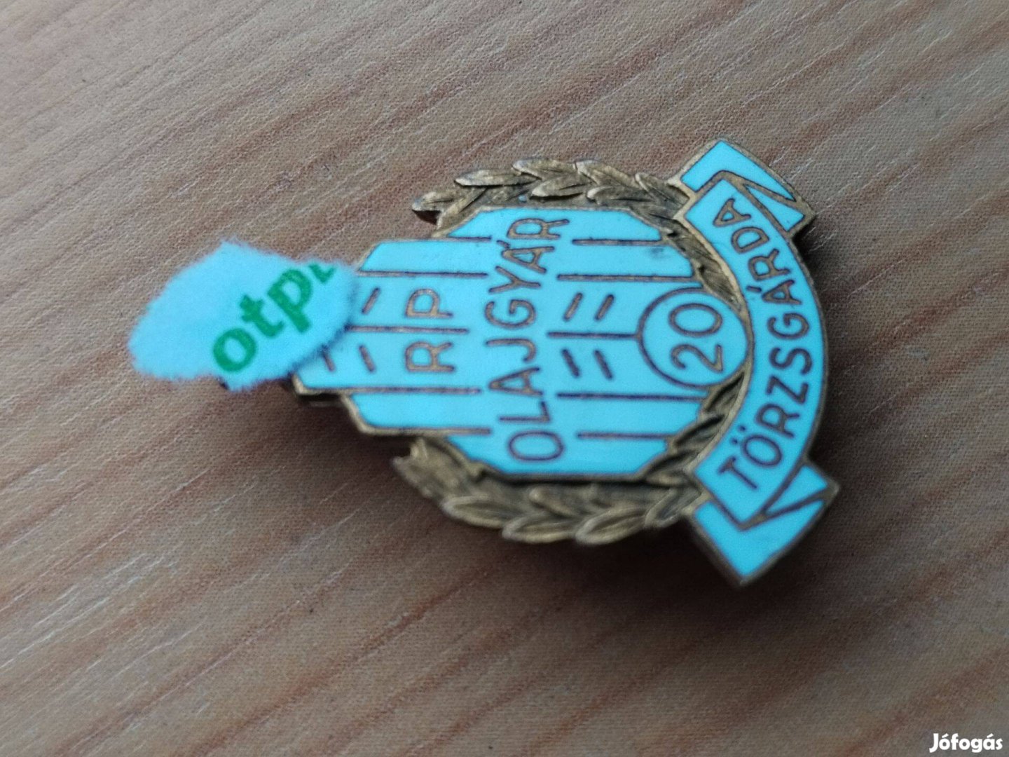 Törzsgárda jelvény RP Olajgyár 20 éves