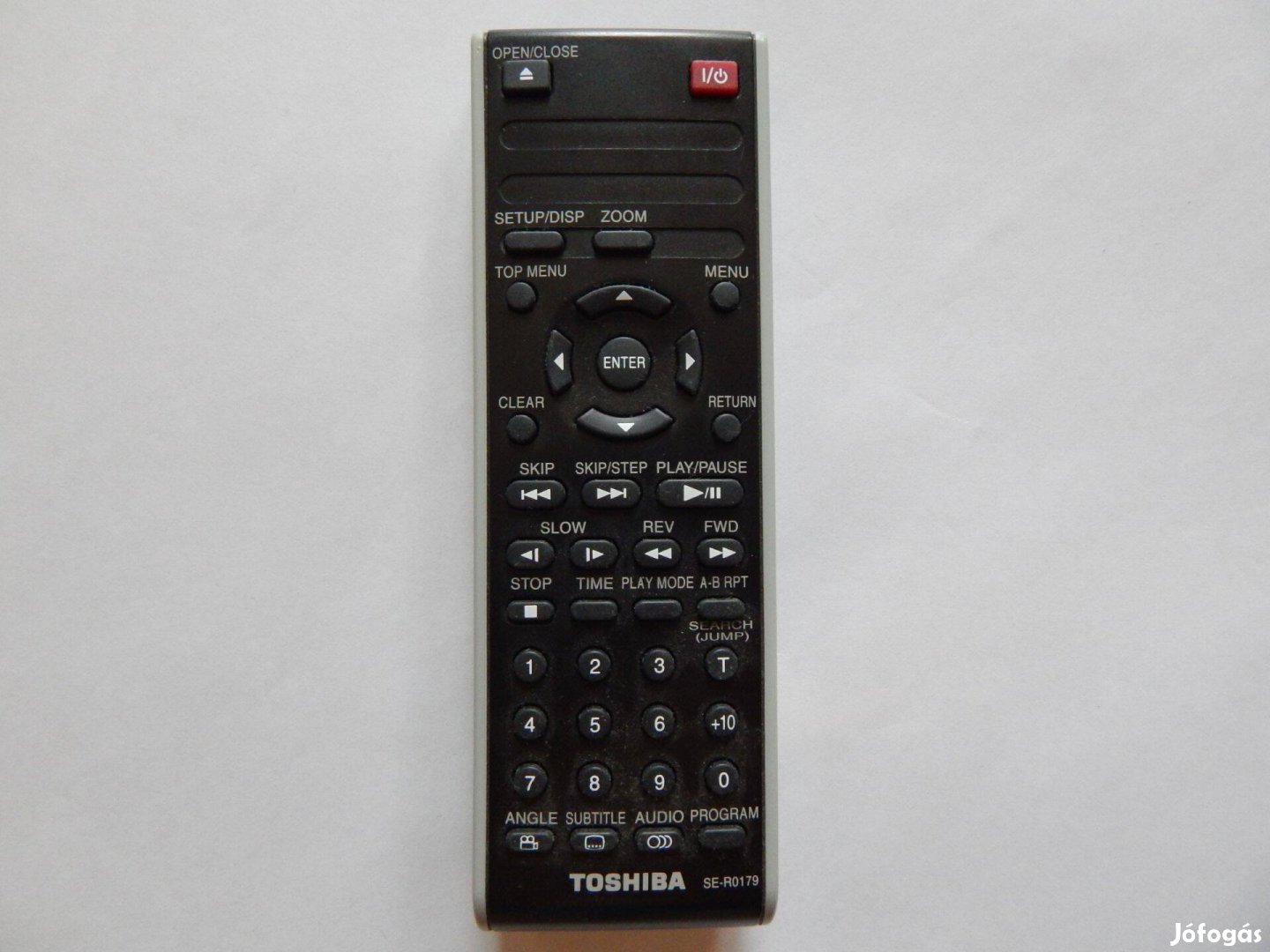 Toshiba DVD Lejátszó SE-R0179 Tipusú Távirányítója Eredeti
