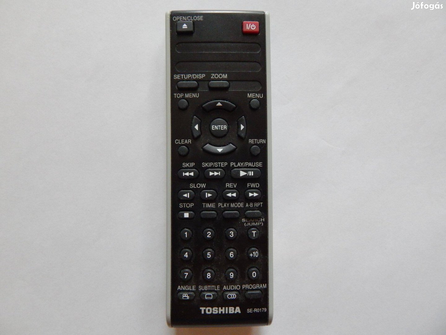 Toshiba DVD Lejátszó SE-R0179 Tipusú Távirányítója Eredeti